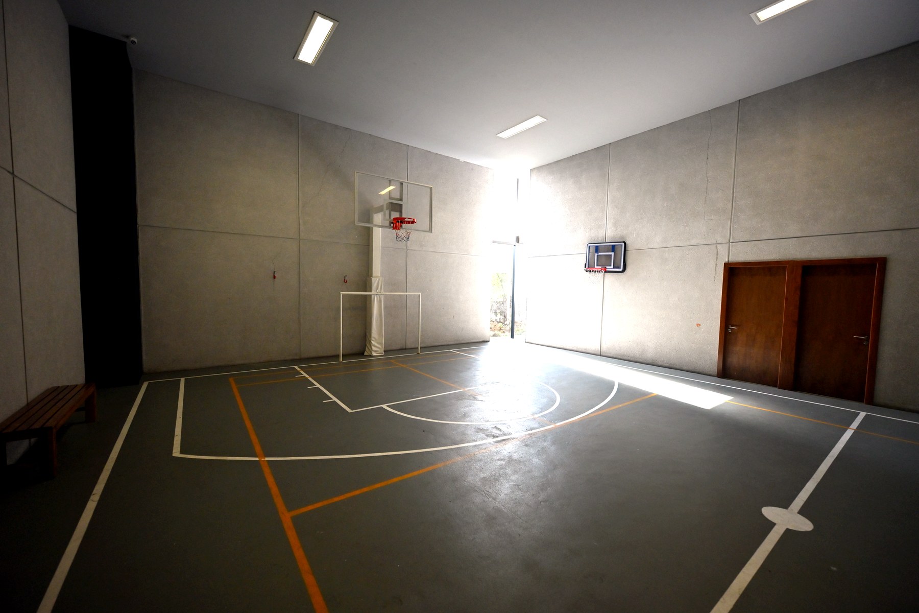 Cancha de B&aacute;squetbol